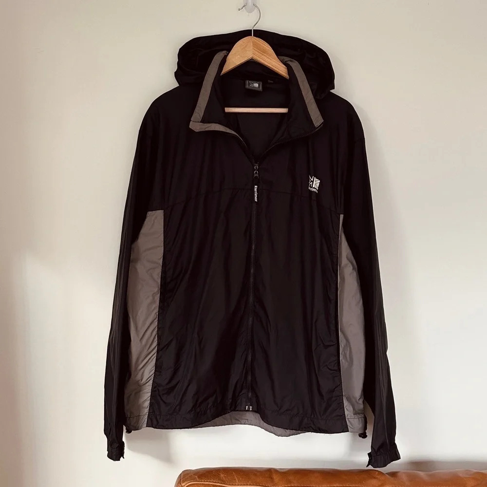 Vintage Karrimor Rain Jacket - black/grey - Size XL - Picture 2 of 9